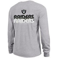 Las Vegas Raiders Champion Women's Core Long-Sleeve T-Shirt - Heather Gray T-shirts