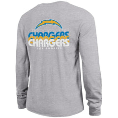 Los Angeles Chargers Champion Women's Core Long-Sleeve T-Shirt - Heather Gray T-shirts
