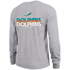 Miami Dolphins Champion Women's Core Long-Sleeve T-Shirt - Heather Gray T-shirts