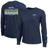 Seattle Seahawks Champion Women's Core Long-Sleeve T-Shirt - College Navy T-shirts
