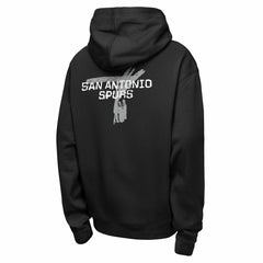 San Antonio Spurs Youth Courtside Club Premiere Hoodie Black - Nike