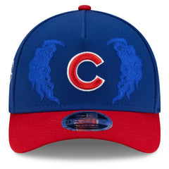 Chicago Cubs New Era x Warren Lotas 9FORTY A-Frame M-Crown Adjustable Hat - Royal/Red Hats