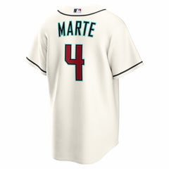 Ketel Marte Arizona Diamondbacks Nike Home Replica Jersey - Cream Jerseys