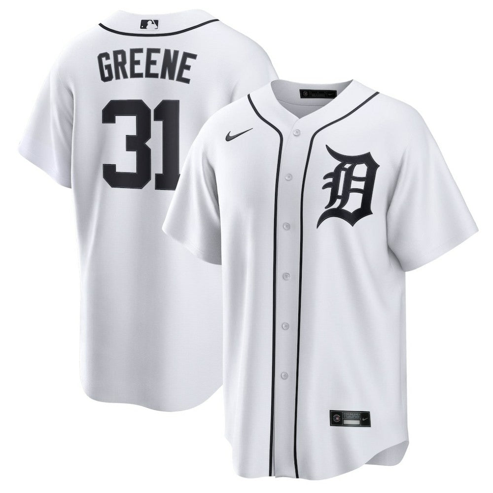 Riley Greene Detroit Tigers Nike Home Replica Jersey - White Jerseys