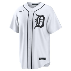 Javier Báez Detroit Tigers Nike Home Replica Jersey - White Jerseys