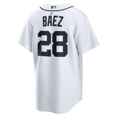 Javier Báez Detroit Tigers Nike Home Replica Jersey - White Jerseys