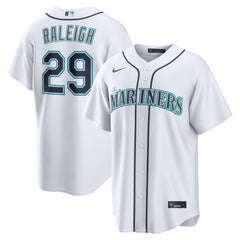 Cal Raleigh Seattle Mariners Nike Home Replica Jersey - White Jerseys