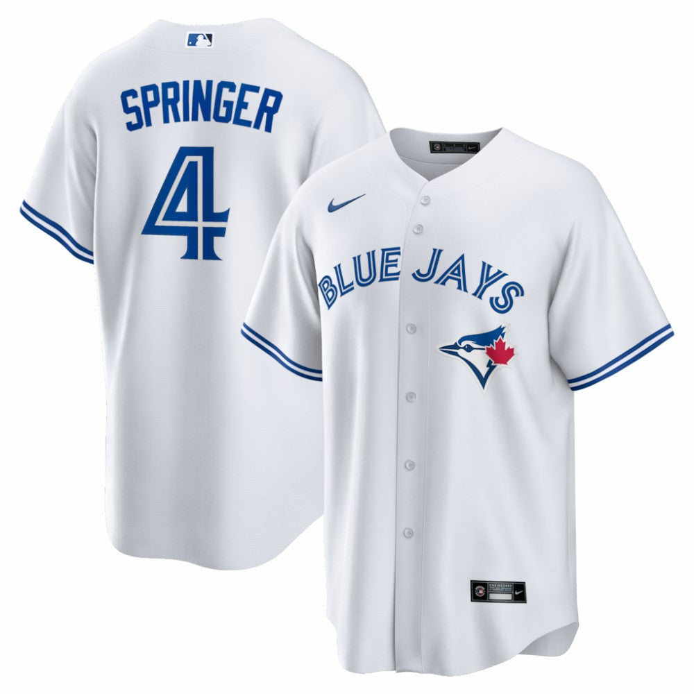 George Springer Toronto Blue Jays Nike Home Replica Jersey - White Jerseys