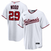 James Wood Washington Nationals Nike Home Replica Jersey - White Jerseys