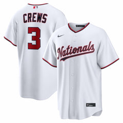 Dylan Crews Washington Nationals Nike Home Replica Jersey - White Jerseys