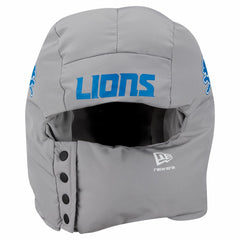 Detroit Lions New Era Puffer Balaclava - Gray
