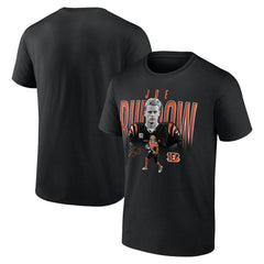 Joe Burrow Cincinnati Bengals Humble Shadow Player T-Shirt - Black T-shirts