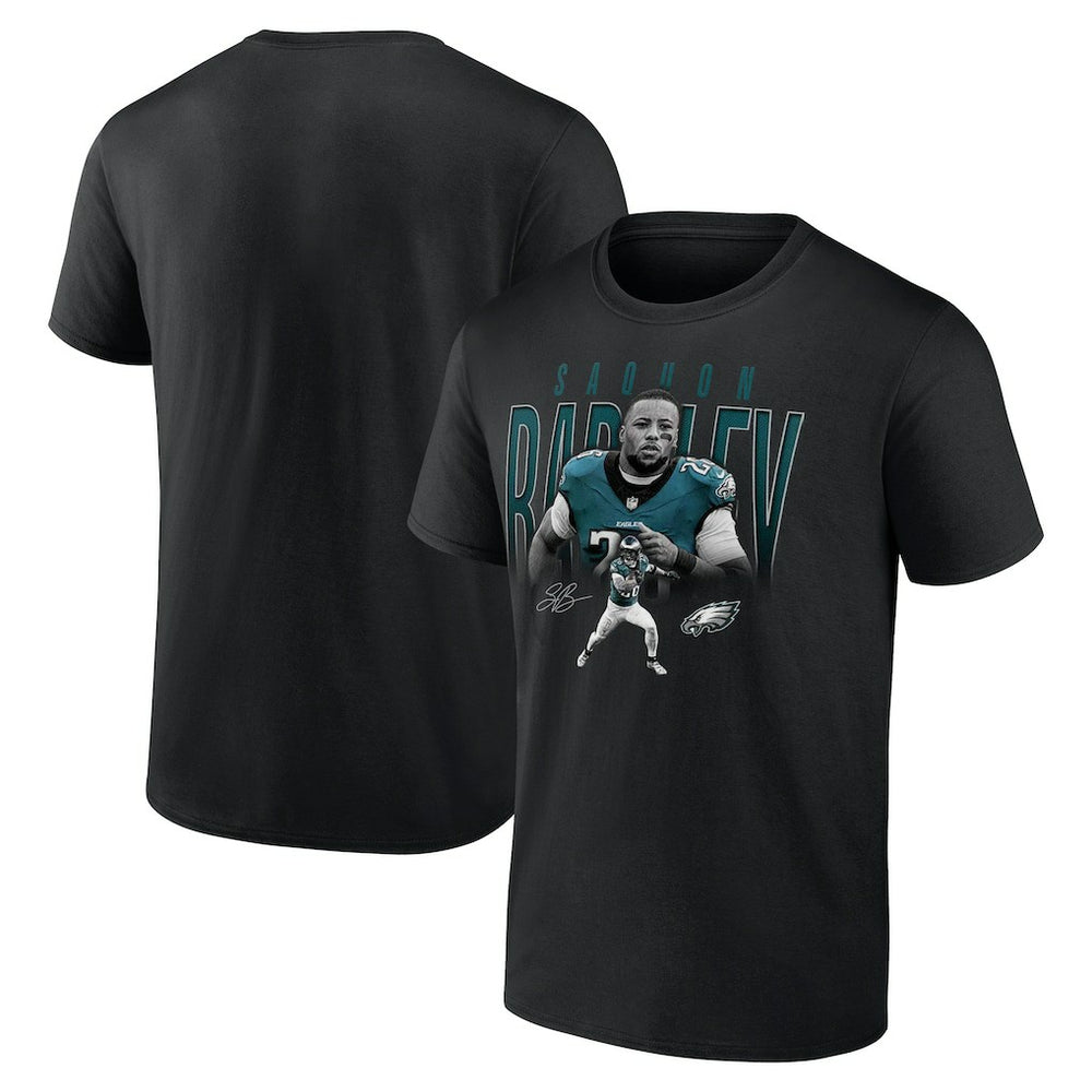 Saquon Barkley Philadelphia Eagles Humble Shadow Player T-Shirt - Black T-shirts