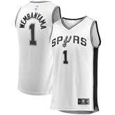 Victor Wembanyama San Antonio Spurs Fast Break Replica Player Jersey Association Edition White - Fanatics