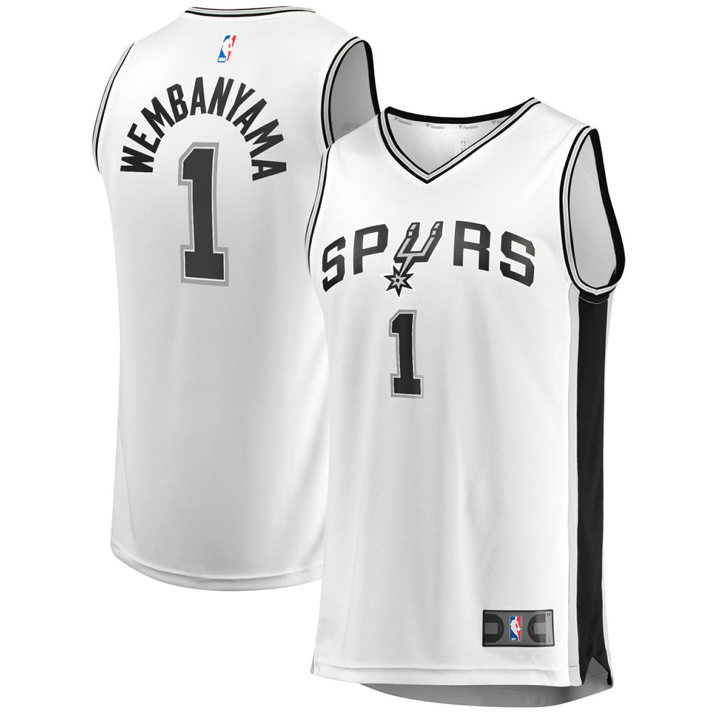 Victor Wembanyama San Antonio Spurs Youth Fast Break Replica Player Jersey Association Edition White - Fanatics