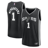 Victor Wembanyama San Antonio Spurs Fast Break Replica Player Jersey Icon Edition Black - Fanatics