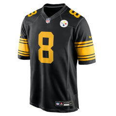 Aaron Rodgers Pittsburgh Steelers Alternate Game Jersey - Black Jerseys