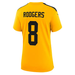 Aaron Rodgers Pittsburgh Steelers Women's Alternate 1933 Throwback Game Jersey - Gold Jerseys