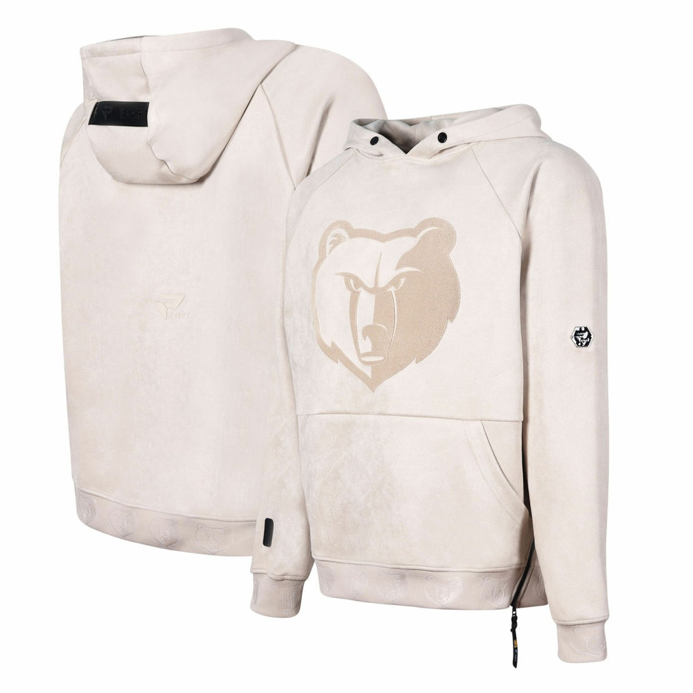 Memphis Grizzlies Protege Eco-Friendly Functional Suede Fashion Tonal Hoodie Cream outlet