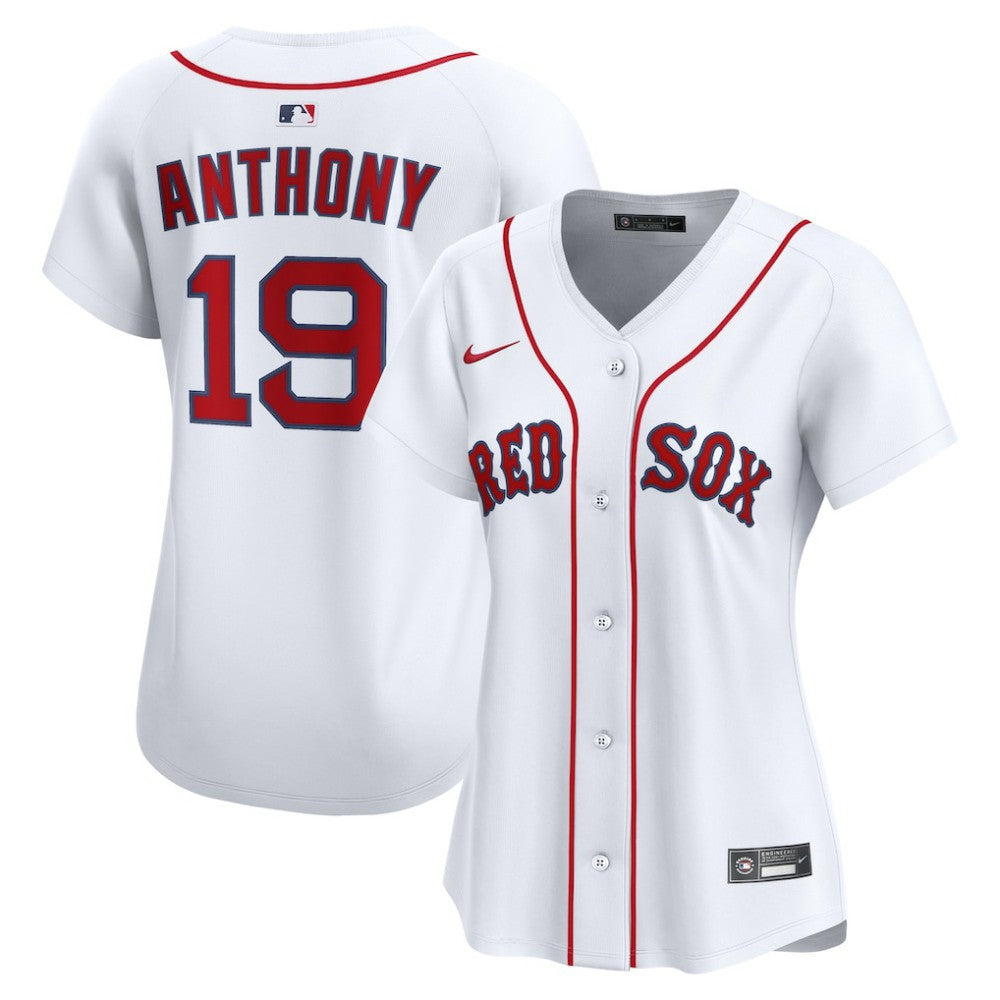 Roman Anthony Boston Red Sox Nike Women's Home Limited Player Jersey - White Jerseys