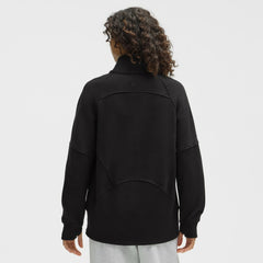 Anaheim Ducks lululemon Women's Long Scuba Oversized Half-Zip Funnel Neck - Black | US 203201160