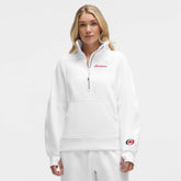 Carolina Hurricanes lululemon Women's Long Scuba Oversized Half-Zip Funnel Neck - White | US 203201179
