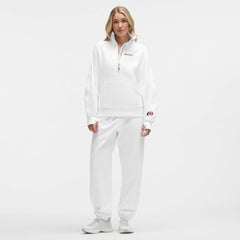 Carolina Hurricanes lululemon Women's Long Scuba Oversized Half-Zip Funnel Neck - White | US 203201179