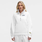 Nashville Predators lululemon Women's Long Scuba Oversized Half-Zip Funnel Neck - White | US 203201193