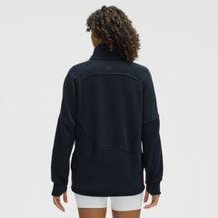 Toronto Maple Leafs lululemon Women's Long Scuba Oversized Half-Zip Funnel Neck - True Navy | US 203201196