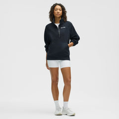 Toronto Maple Leafs lululemon Women's Long Scuba Oversized Half-Zip Funnel Neck - True Navy | US 203201196
