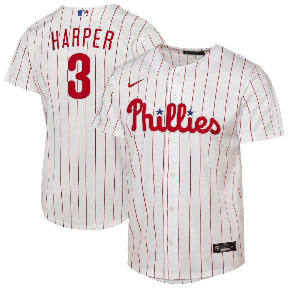 Bryce Harper Philadelphia Phillies Nike Youth Home Replica Player Jersey - White Jerseys