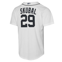 Tarik Skubal Detroit Tigers Nike Youth Home Replica Player Jersey - White Jerseys
