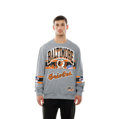 Baltimore Orioles New Era Sport Classics Sweatshirt - Gray Sweatshirts