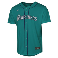 Cal Raleigh Seattle Mariners Nike Youth Alternate Replica Jersey - Teal Jerseys