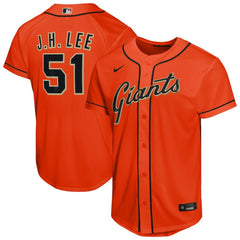 Jung Hoo Lee San Francisco Giants Nike Youth Alternate Replica Jersey - Orange Jerseys