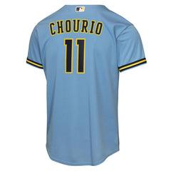 Jackson Chourio Milwaukee Brewers Nike Youth Road Replica Jersey - Light Blue Jerseys