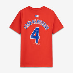 Pete Crow-Armstrong Chicago Cubs Nike Youth Name & Number T-Shirt - Red T-shirts