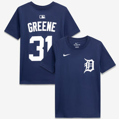 Riley Greene Detroit Tigers Nike Youth Name & Number T-Shirt - Navy T-shirts