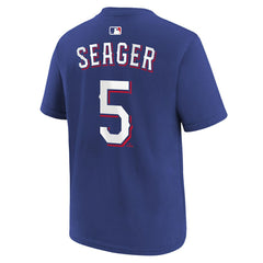 Corey Seager Texas Rangers Nike Youth Name & Number T-Shirt - Royal T-shirts
