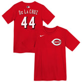 Elly De La Cruz Cincinnati Reds Preschool Name & Number T-Shirt - Red T-shirts