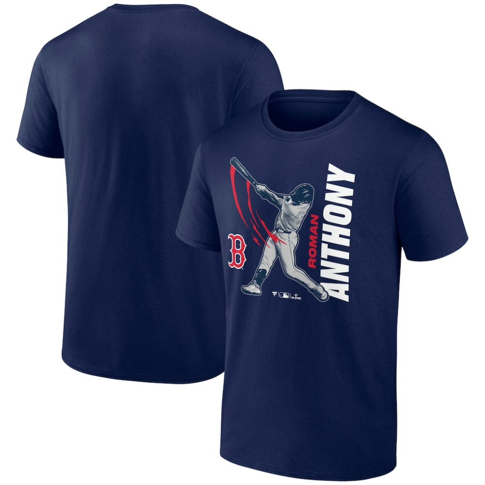 Roman Anthony Boston Red Sox Graphic Player T-Shirt - Navy T-shirts