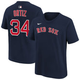 David Ortiz Boston Red Sox Nike Youth Name & Number T-Shirt - Navy T-shirts