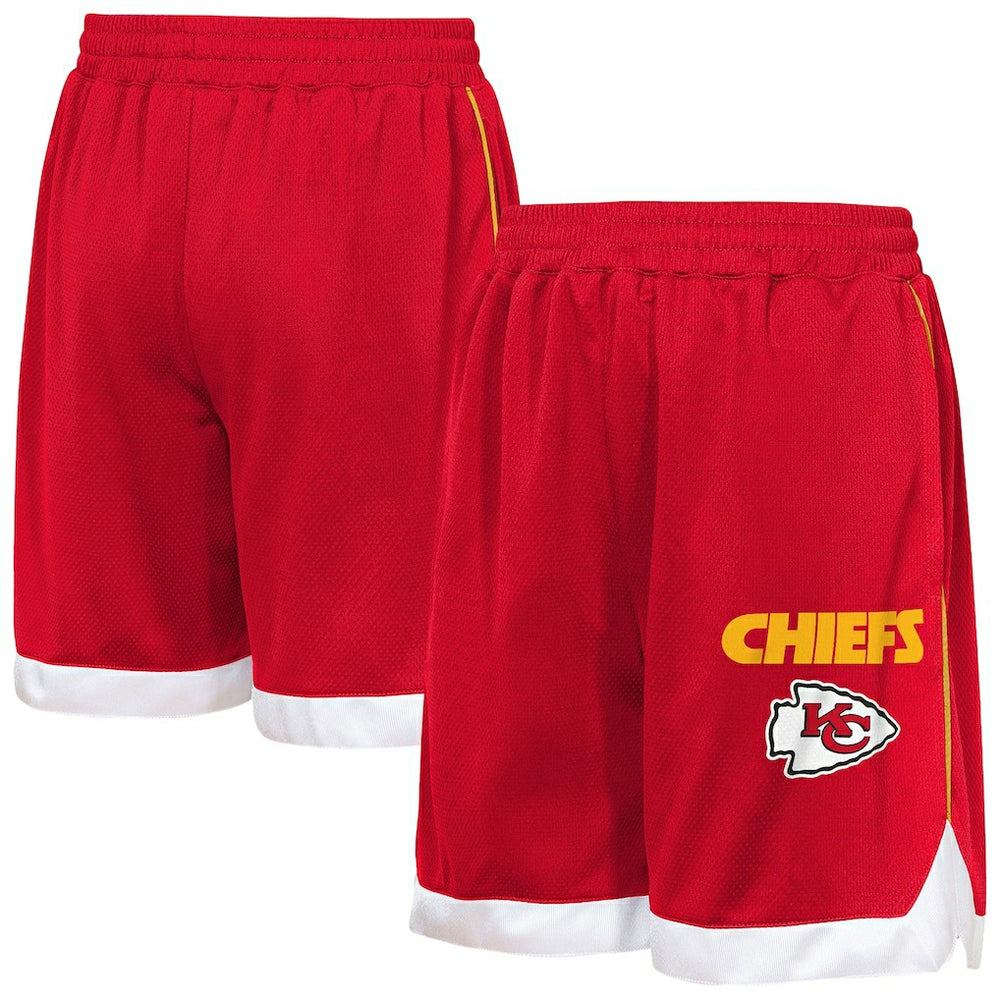 Kansas City Chiefs Outerstuff Youth All Star Mesh Shorts - Red Shorts