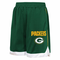 Green Bay Packers Outerstuff Youth All Star Mesh Shorts - Green Shorts