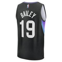 Ace Bailey Utah Jazz 2025 NBA Draft First Round Pick Fast Break Replica Jersey Statement Edition Black - Fanatics