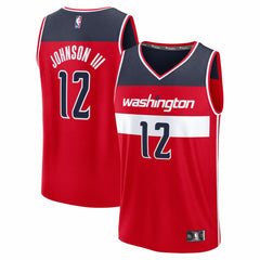 Tre Johnson III Washington Wizards 2025 NBA Draft First Round Pick Fast Break Replica Jersey Icon Edition Red - Fanatics