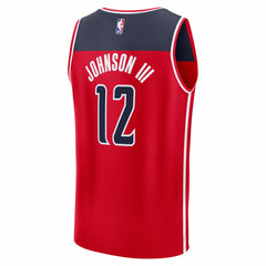 Tre Johnson III Washington Wizards 2025 NBA Draft First Round Pick Fast Break Replica Jersey Icon Edition Red - Fanatics
