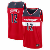 Tre Johnson III Washington Wizards Youth 2025 NBA Draft First Round Pick Fast Break Replica Jersey Icon Edition Red - Fanatics outlet