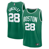 Hugo Gonzalez Boston Celtics 2025 NBA Draft First Round Pick Fast Break Replica Jersey Icon Edition Kelly Green - Fanatics outlet