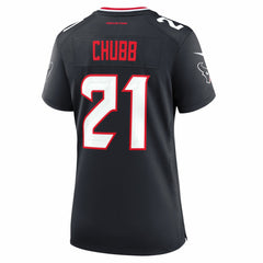 Nick Chubb Houston Texans Women's Team Game Jersey - Navy Jerseys